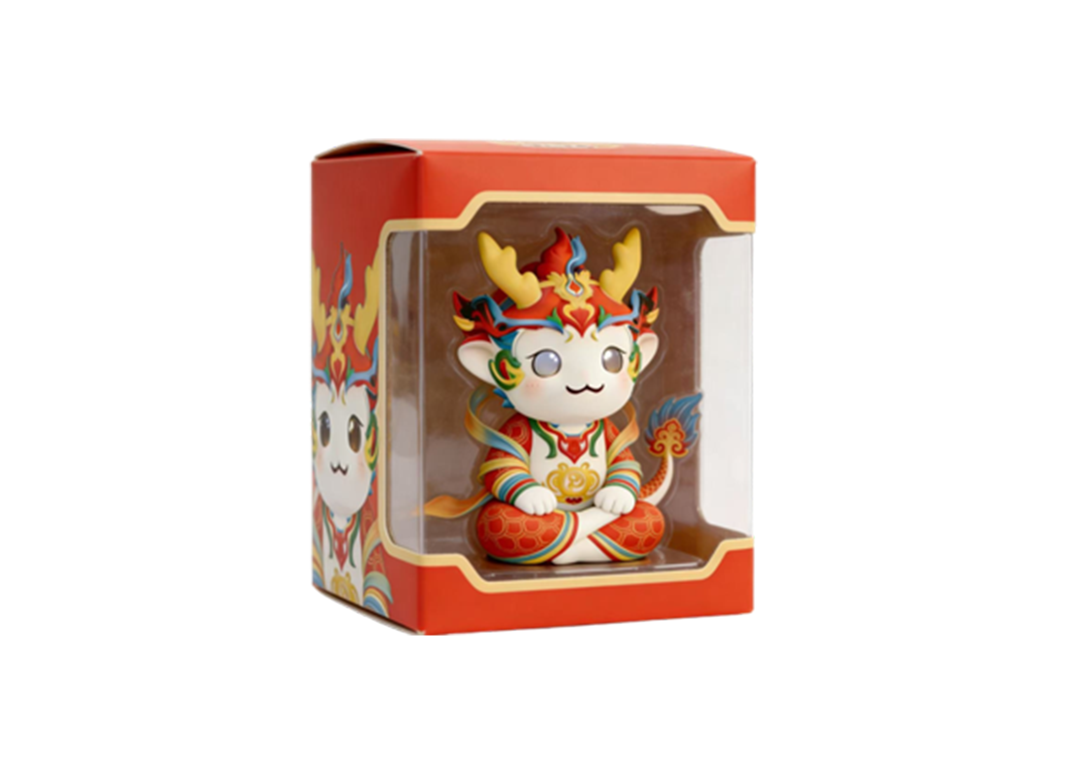 龙狮系列盲盒/手办展示盒装